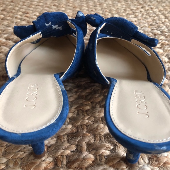 J Crew Sophia Mule in Starry Suede. Size 6.5 - Picture 10 of 13
